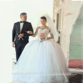 2015 alibaba последнее платье конструкций Оптовая элегантный кружева бальное платье свадебные платья с оборками в Дубае LW10